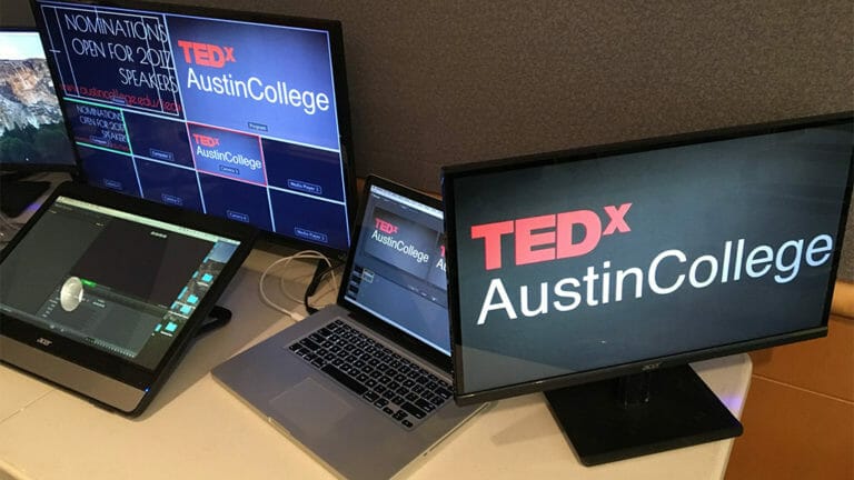 TEDx Austin College production command central