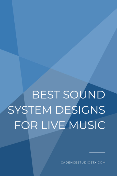 Cadence Studios | Best Sound System Designs For Live Music