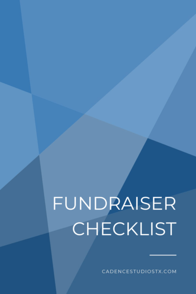 Cadence+Studios+_+Fundraiser+Checklist Cadence Studios | Fundraiser Checklist